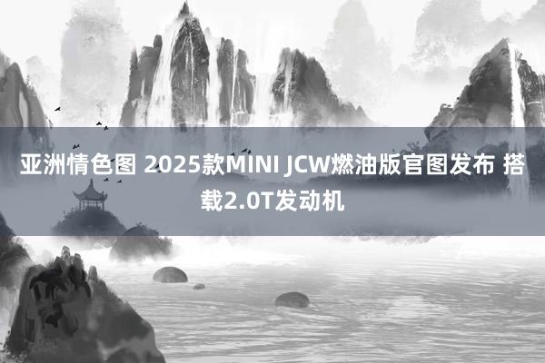 亚洲情色图 2025款MINI JCW燃油版官图发布 搭载2.0T发动机